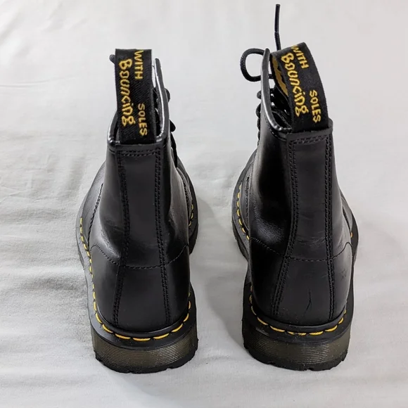 Dr. Martens 1460 Black Wintergrip Lace Up Boots - Picture 5 of 10